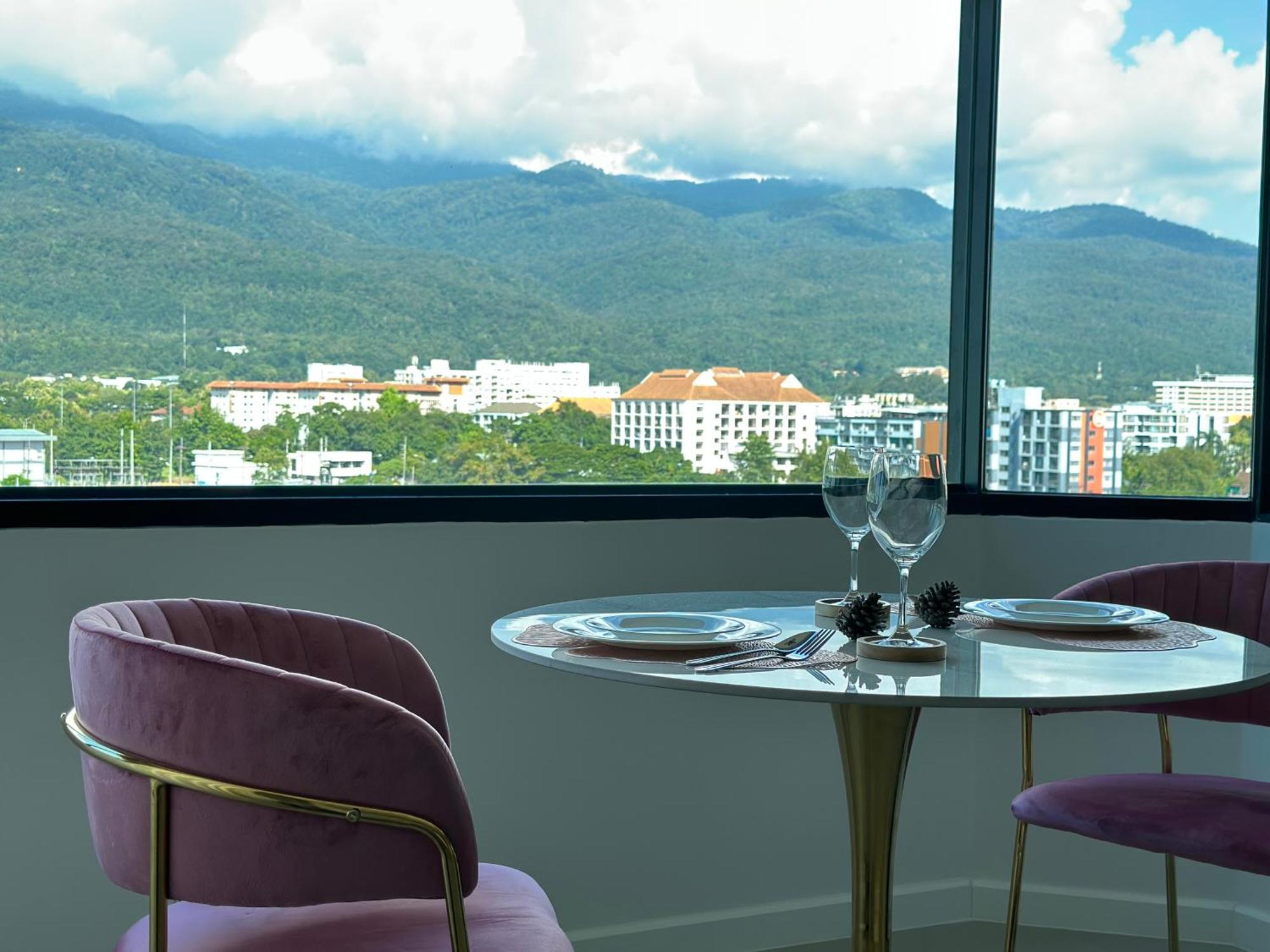 Mountain & City View Panorama At Nimman Chiang Mai Exterior foto