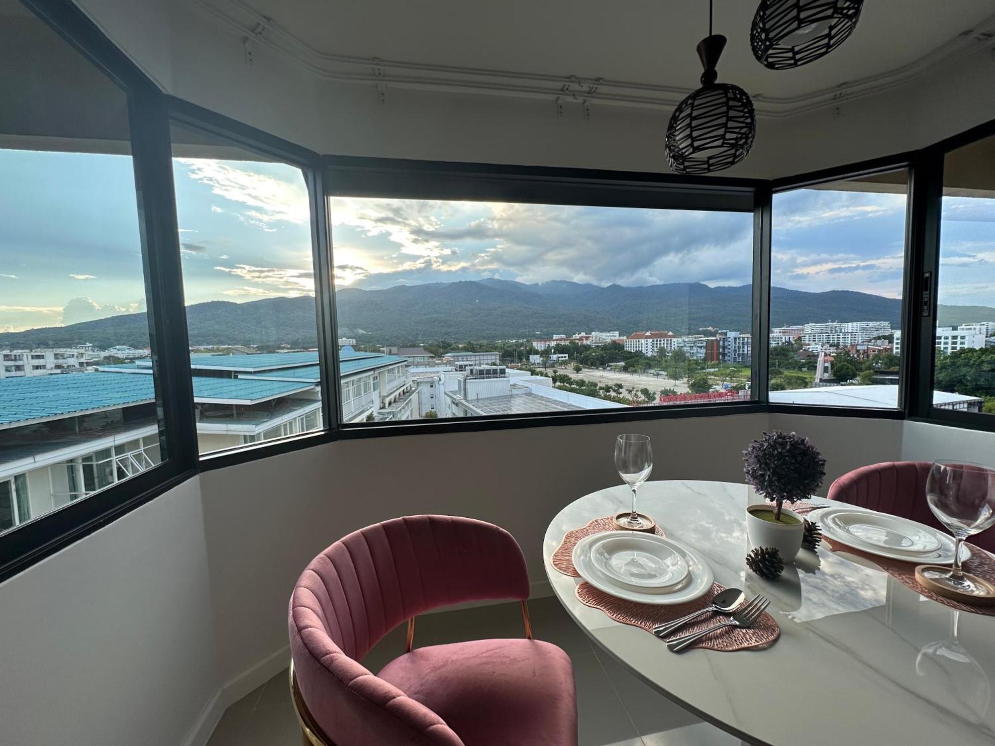 Mountain & City View Panorama At Nimman Chiang Mai Exterior foto